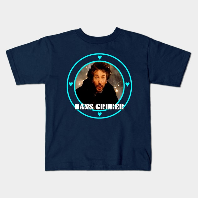 Hans Gruber Love Boat Kids T-Shirt by ThisIsFloriduhMan